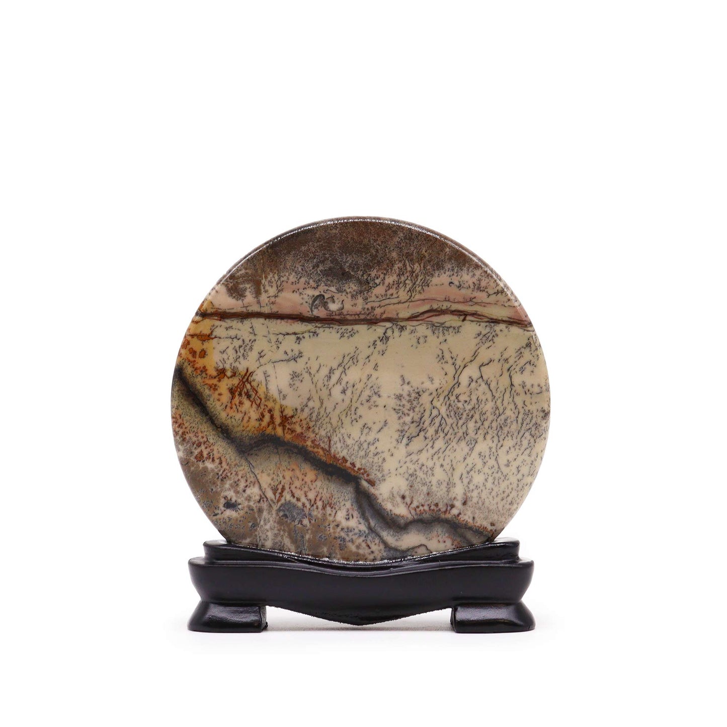 Piatra ornamentala cu model Guohua - Disc 10 cm