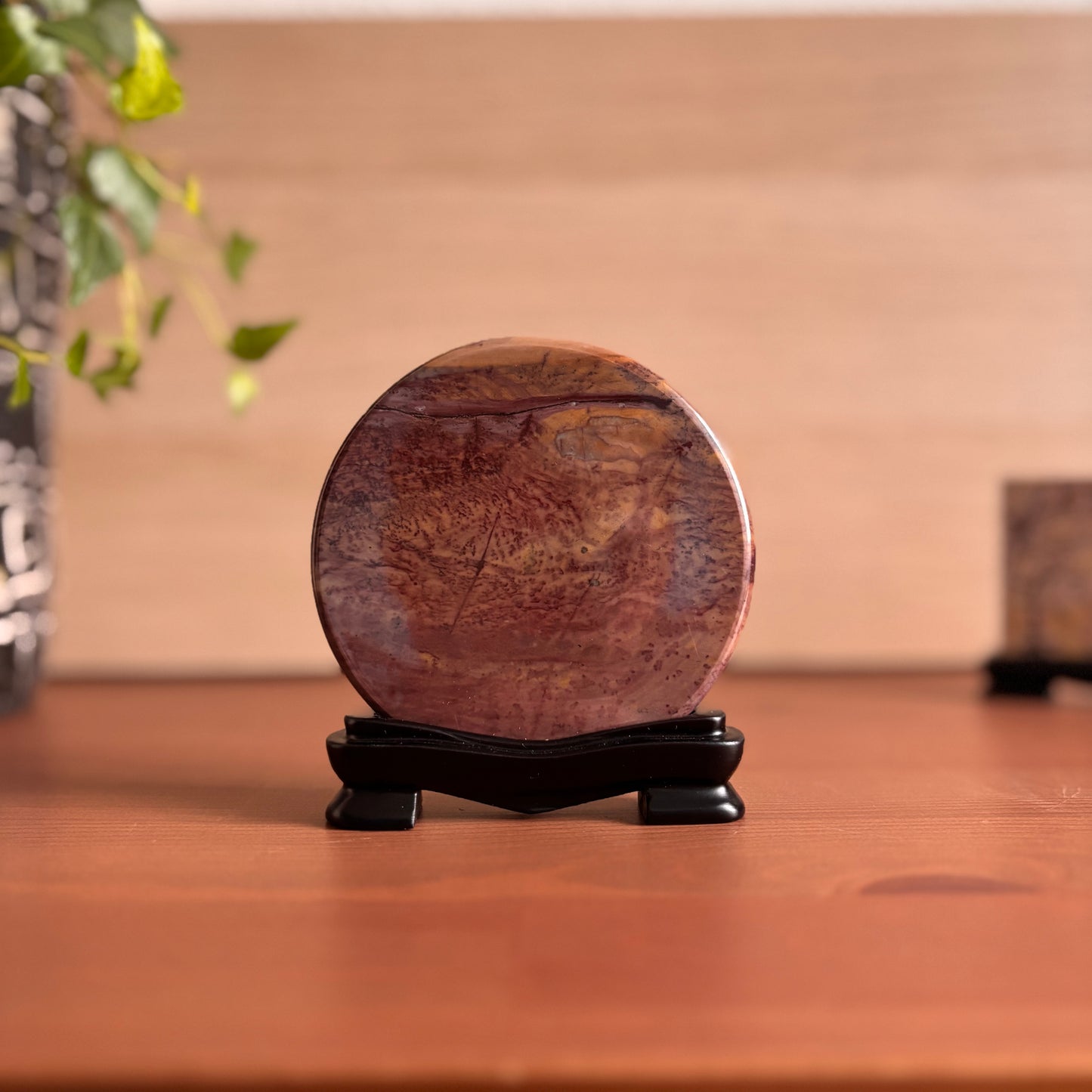 Piatra ornamentala cu model Guohua - Disc 10 cm