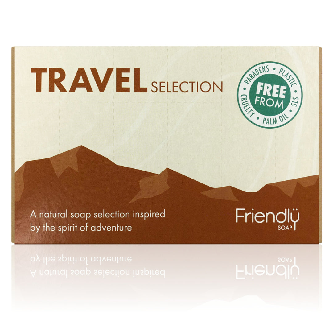 Set cadou 4 sapunuri naturale Travel Selection