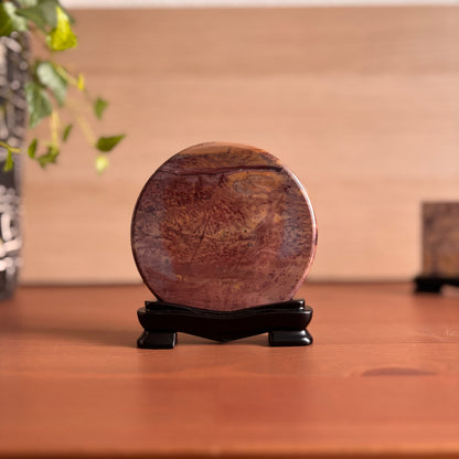 Piatra ornamentala cu model Guohua - Disc 10 cm